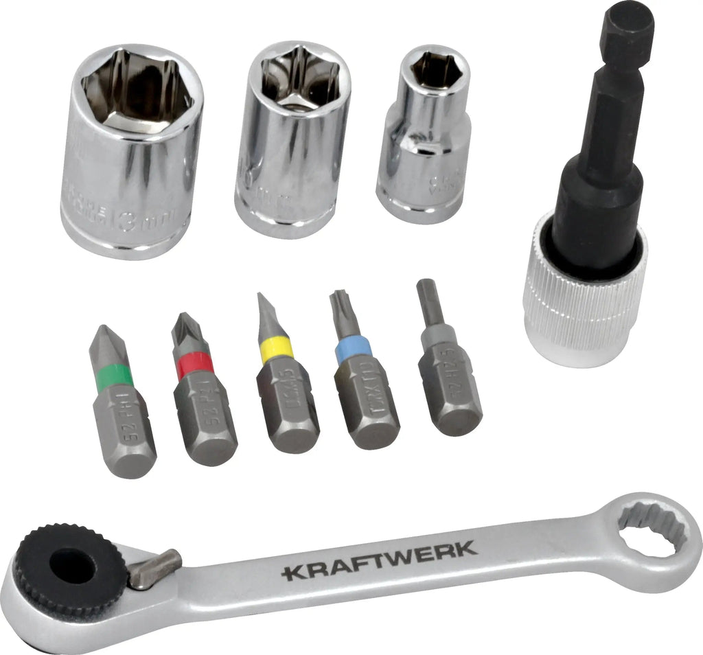 bit box mit mini ratschenschlüssel 1/4" s2 , 27 tlg.